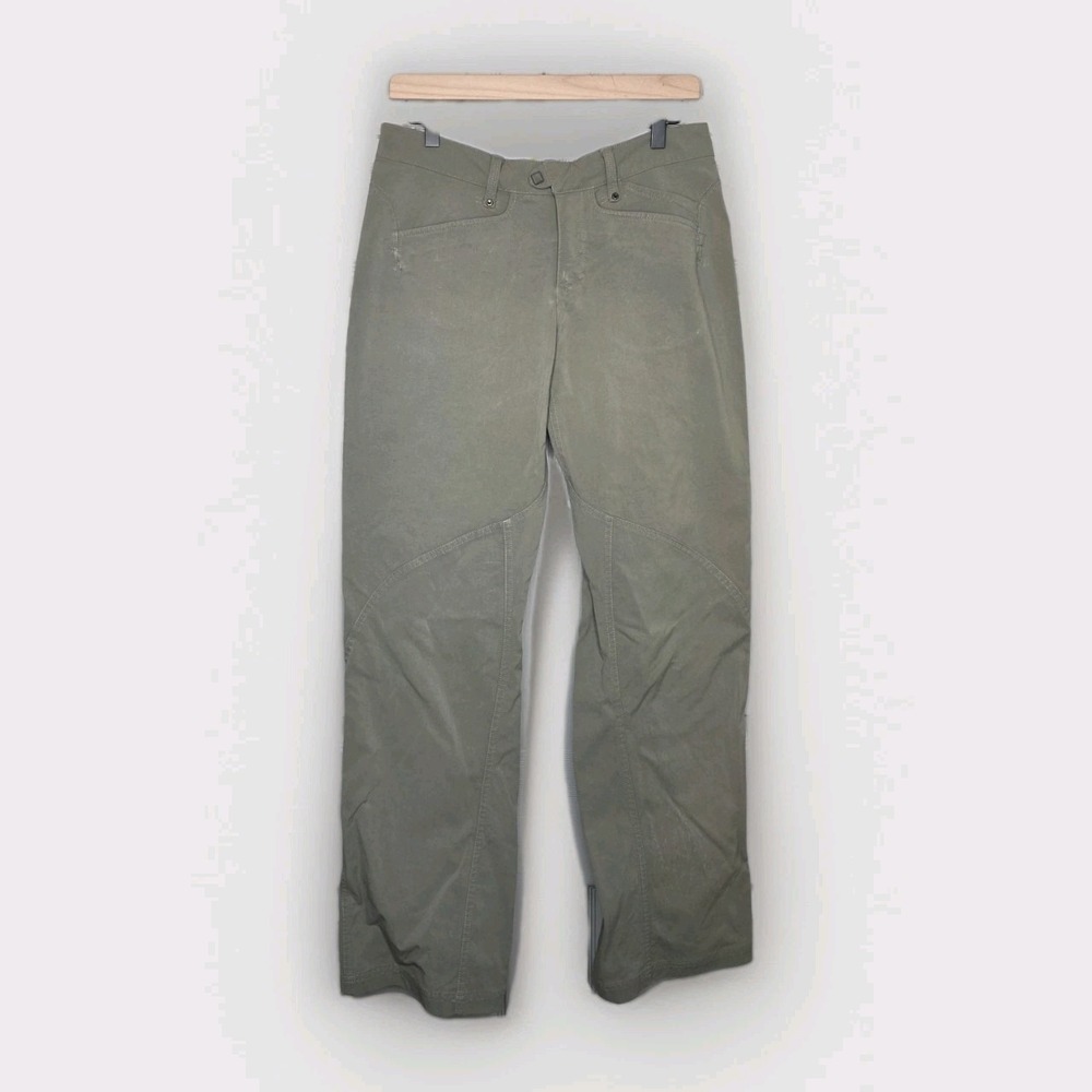 Mountain Hardwear Pants Women Size 8 Khaki Trek‎ Hiking Outdoor Pockets